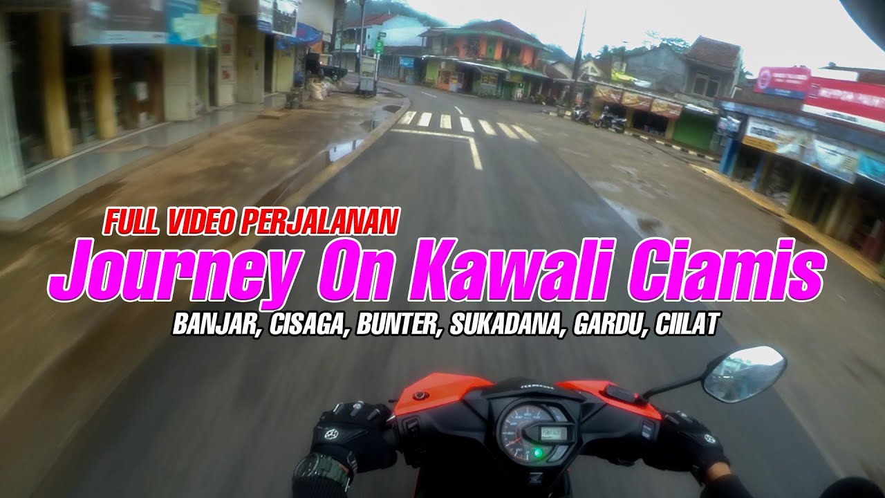 Kawali Ciamis menyusuri jalan Pedesaan Banjar Cisaga Bunter Sukadana Gardu Kawali  #ciamis #kawali