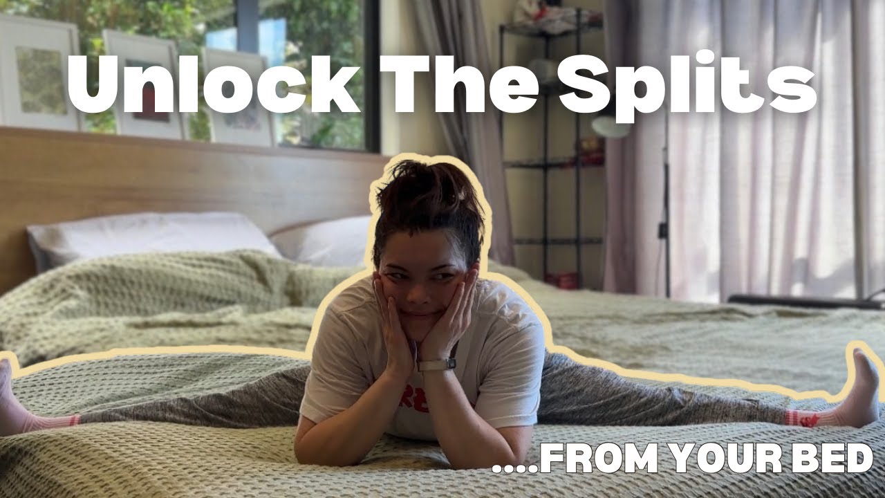 How to get your splits | Bed Stretch Routine (For all levels)