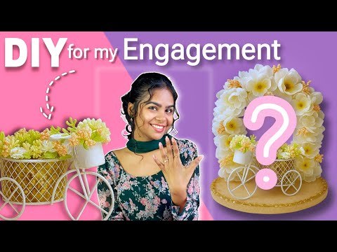 I Made Ring Platter For My Engagement 💍 | Diy Ring Cart