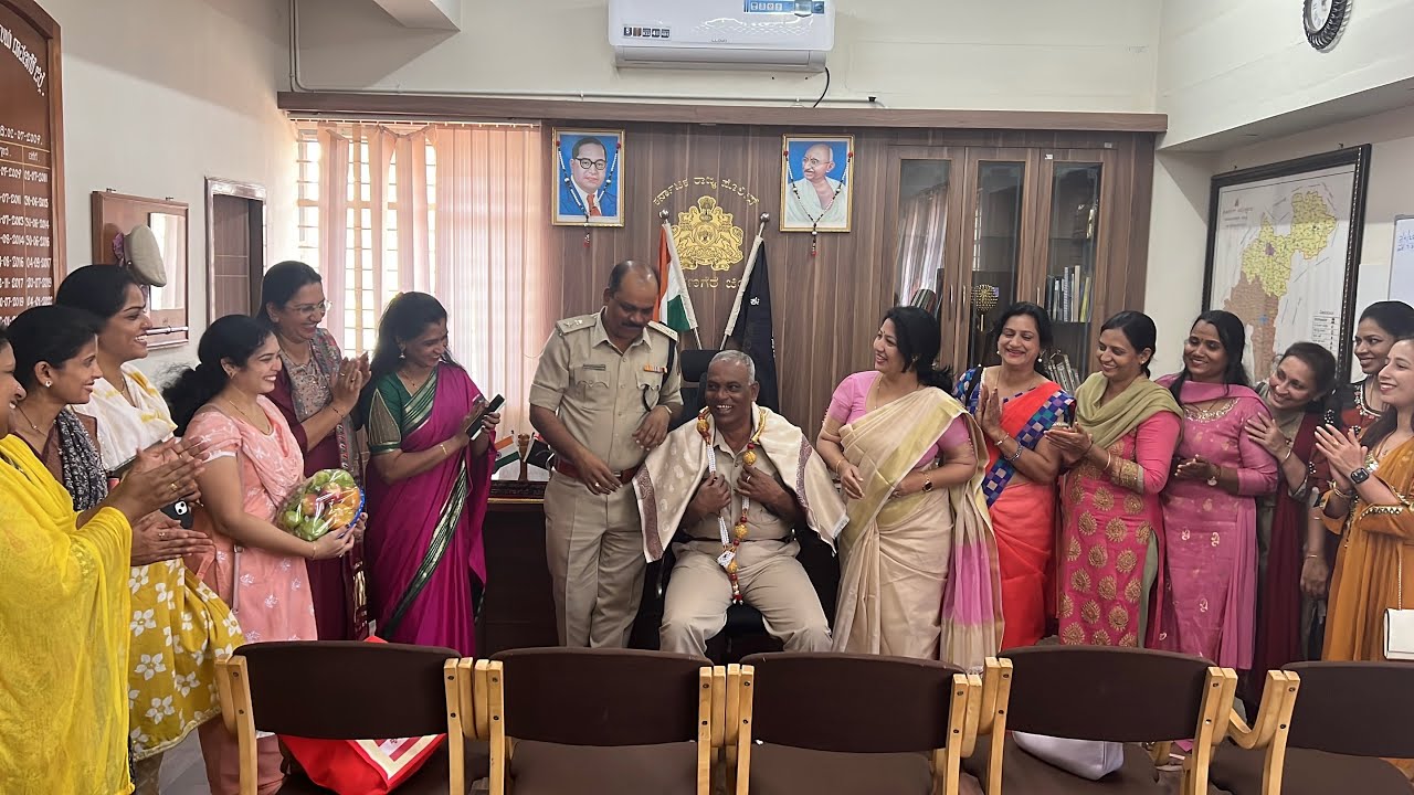 Honoring Mr. Manjunath G (KSPS) by Athmi Association - YouTube