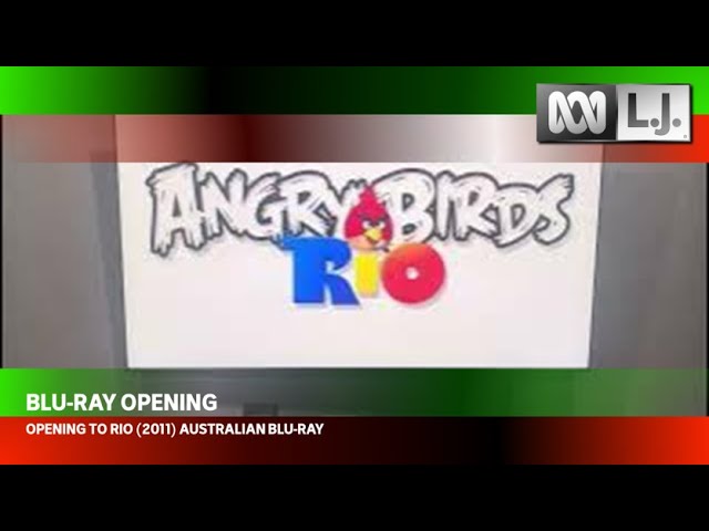 Opening to Rio (2011) Australian Blu-Ray - YouTube
