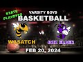 Varsity boys basketball wasatch vs box elder feb 20 2024