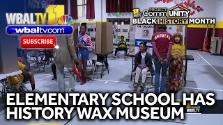 Honoring Black History Month with wax museum