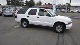 2002 Chevrolet Blazer, White - STOCK# TR11114