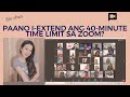 How to Extend Zoom 40 Minute Time Limit