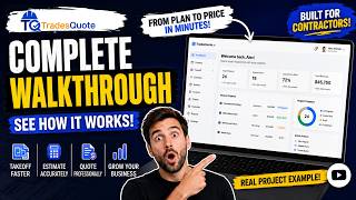 TradesQuote.ai Complete Walkthrough | From Takeoff to Professional Quotes! screenshot 5
