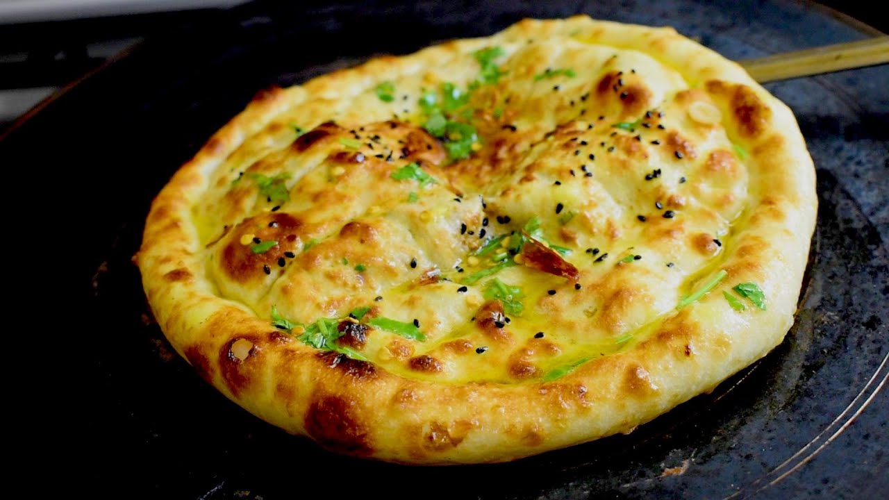 Рецепт курицы Рогни Наан на Тава - Идеальный рецепт лепёшки Наан - Рецепт наана без тандыра и дух...