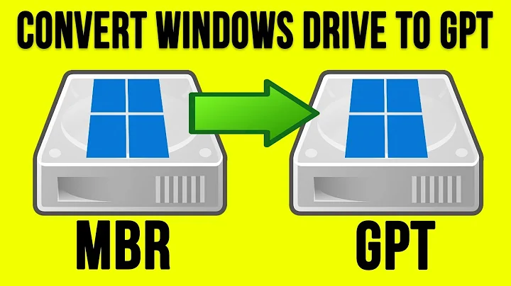 How to Convert your Windows System Drive from MBR to GPT Without Losing Data