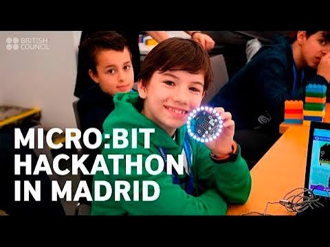 Micro:bit hackathon in Madrid