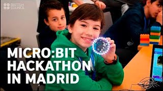 Micro:bit hackathon in Madrid