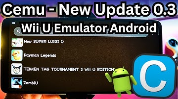 Cemu - New Update 0.3 - Wii U Emulator android Gameplay / test