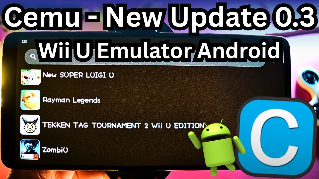 Cemu - New Update 0.3 - Wii U Emulator android Gameplay / test - YouTube