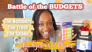 Battle of the Budgets | 1 Budget versus 2 Plans |@RochelleAdamson & @AsiaCierraBudgets