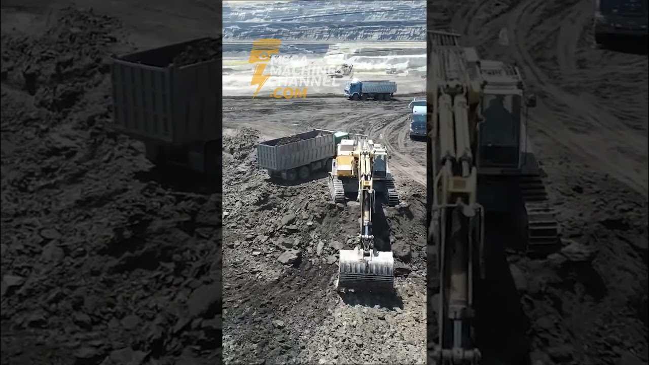 Drone Video At Huge Mining Site