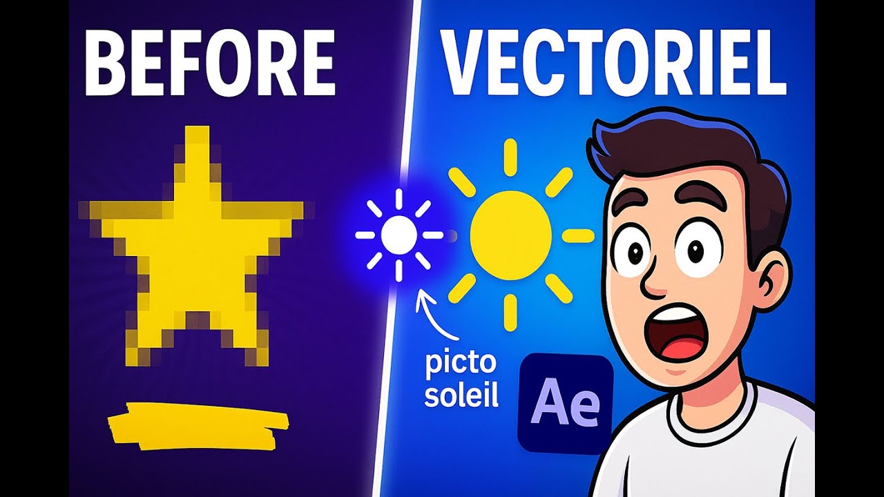 After Effects : solution anti pixels pour import vectoriel. 