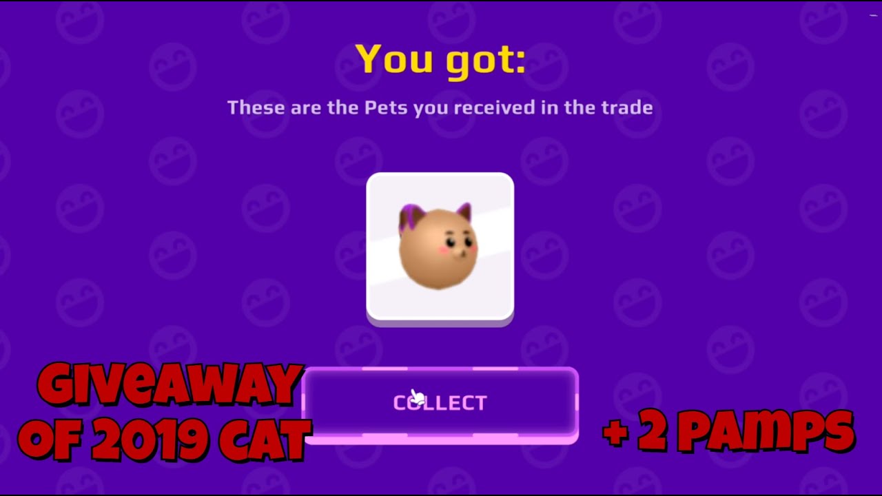 Раздача кота и двух памперсов PKXD 2019 