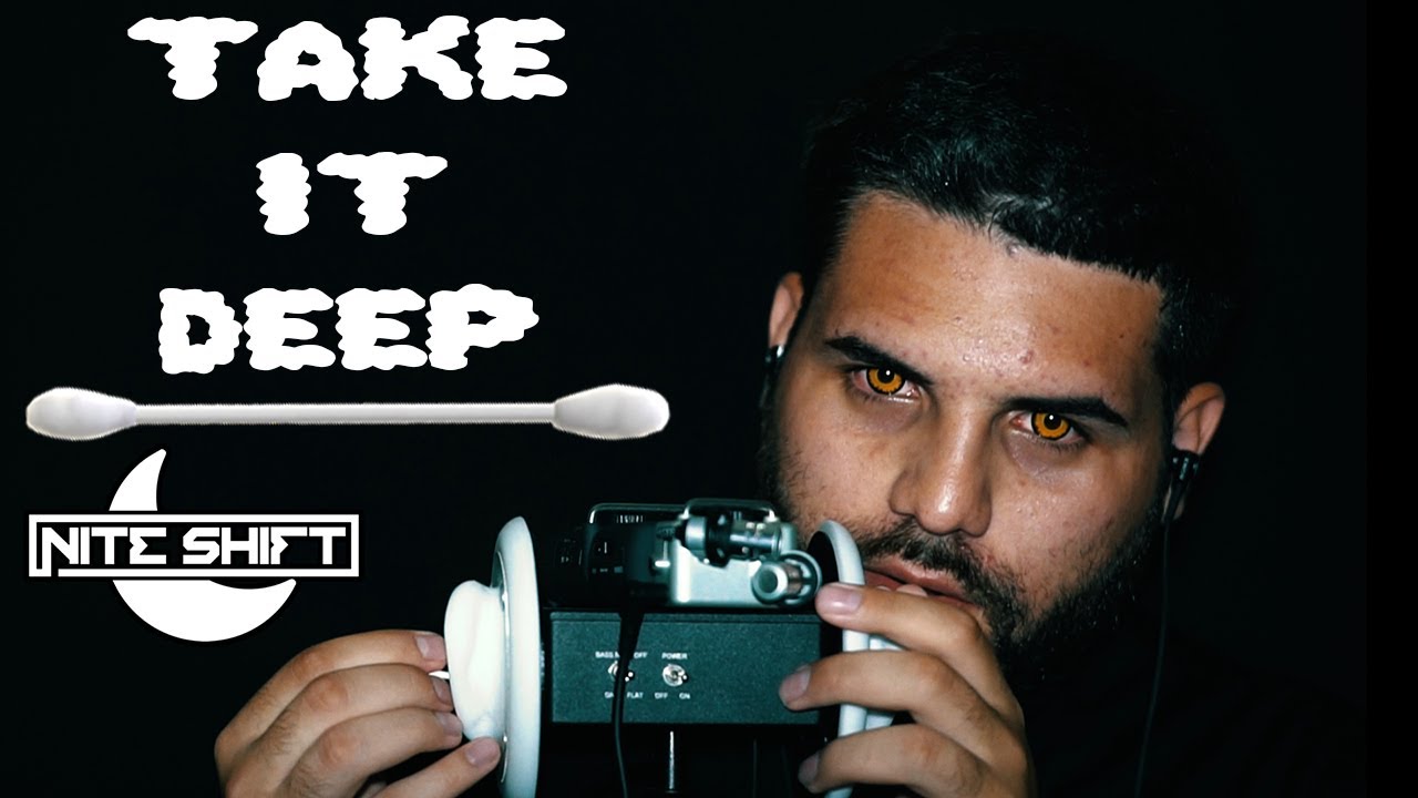 ASMR Deep Ear Cleaning w/ Q-tips (Whispers & Ear Cupping Included)