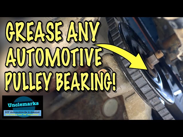 How to grease lube and automotive pulley. (EP 304) car truck SUV Intrepid - YouTube How to grease lube and automotive pulley. (EP 304) car truck SUV Intrepid - YouTube