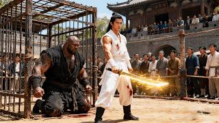 武俠電影！眾人看不起的窮小伙，竟一招秒殺惡霸！#成龍 #武俠 #功夫 #劉亦菲 #王一博 #肖戰