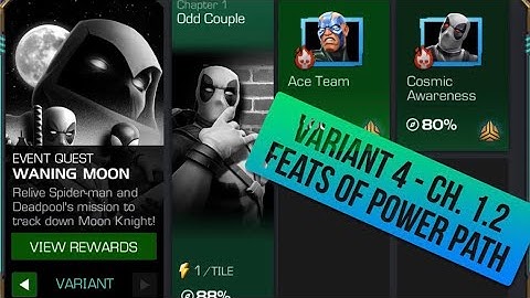Variant #4 Ch. 1.2 - vs Domino, Redskull, Hela, Thor Ragnarok, King Groot, Deadpool X Force | MCOC