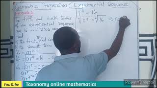How to find the first term and common ratio of a GP when the values of two or more terms are given