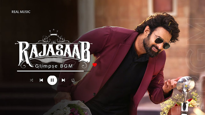 The Rajasaab - Glimpse BGM 😍 | Prabhas