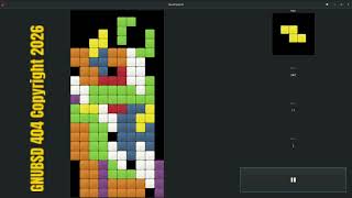 GNUBSD404 Short N226 Quadrapassel - HighScorePart -1 (Linux/FreeBSD)