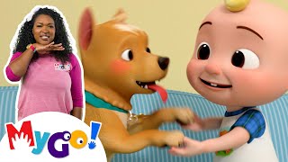 Doggy Hunt | Songs for Kids | @CoComelon  MyGo! Sign Language For Kids