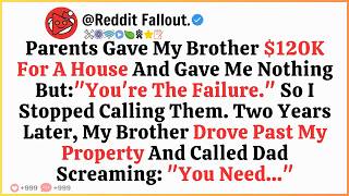 My Parents Gave My Brother $120K and Called Me A Failure  I Stopped Calling Them