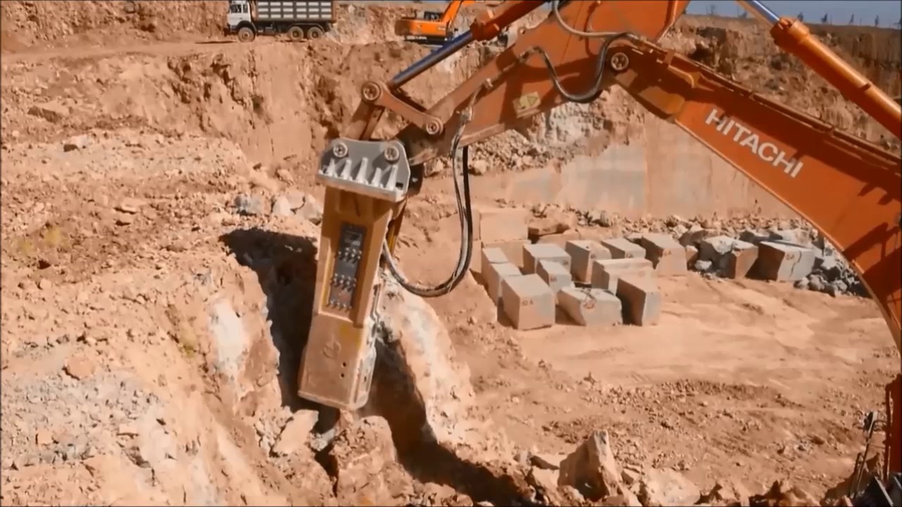 Indeco breakers quarry application YouTube
