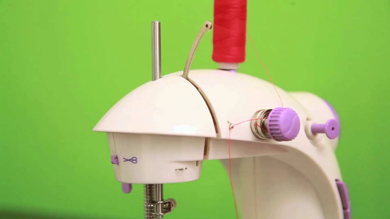 How to Thread a Mini Sewing Machine Tutorial - Easy Sewing For