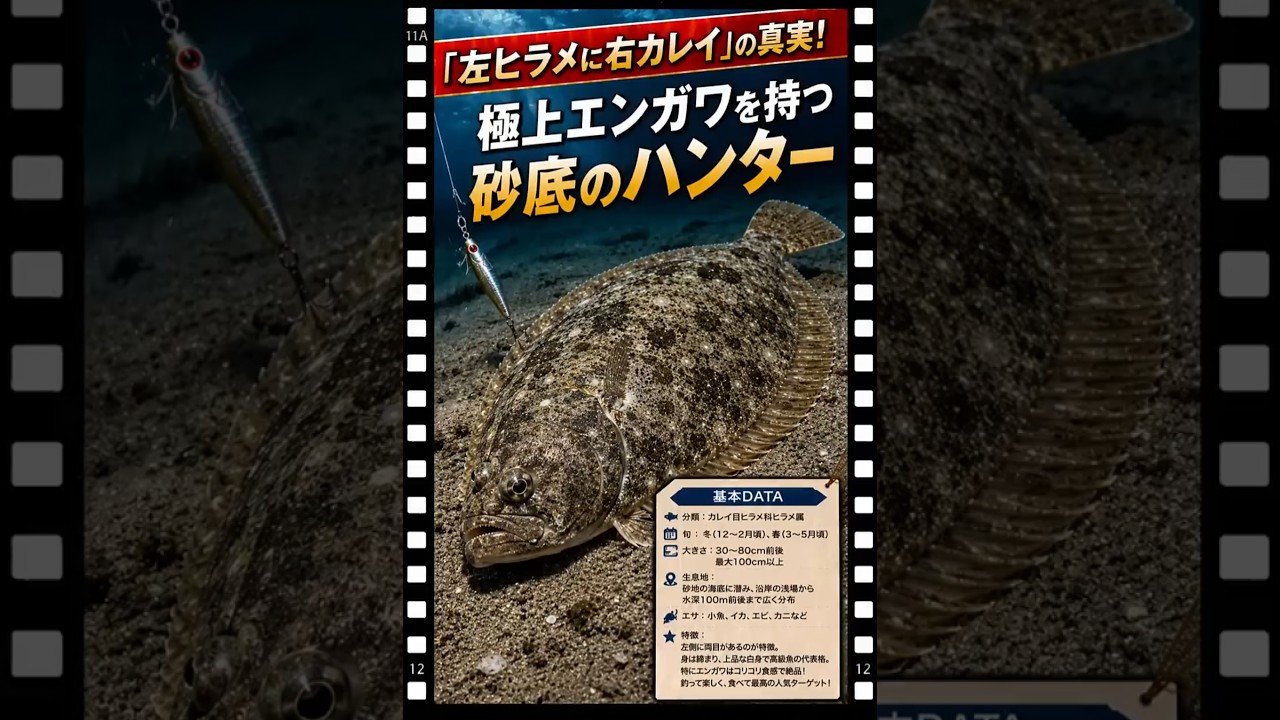 Flounder] The Premium White Fish That Hides in the Sand - YouTube