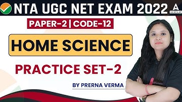 Practice Set-2 | UGC NET Home Science | UGC NET 2022 Preparation