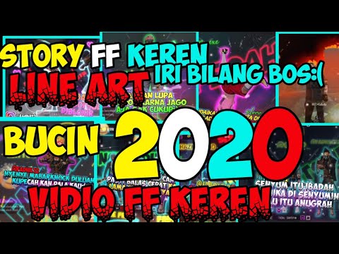 STORY FF KEREN,LINE ART,BUCIN,IRI BILANG BOS:( | 2020 #FREEFIREINDONESIA - YouTube