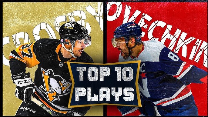 Alex Ovechkin & Sidney Crosby 2011 NHL Winter Classic Action Poster by  Unknown at