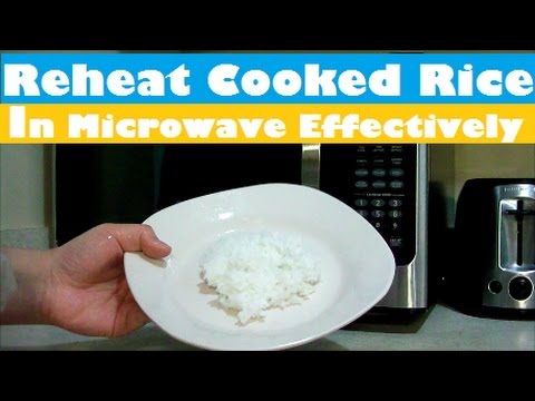 microwave reheat rice