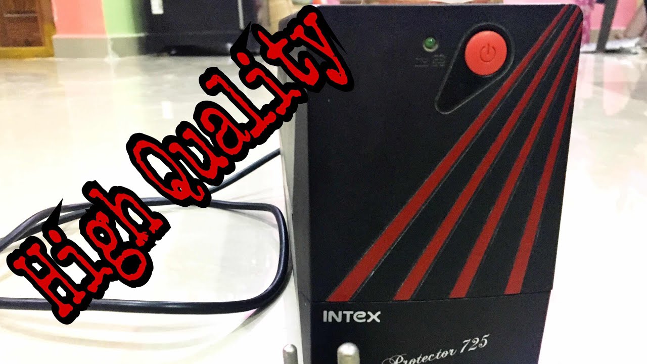 Intex 725 Protector UPS Review|value for money | - YouTube