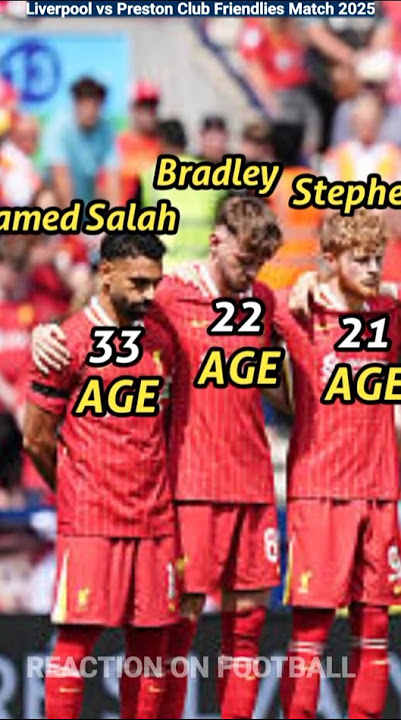 Liverpool 3 - 1 Preston Won In Club Friendlies Match 2025 😍 Liverpool Football Players Current Age 🔥