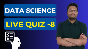 Data Science Live Quiz 8 | Data Science Quiz | Data Science Competition| Machine Learning quiz