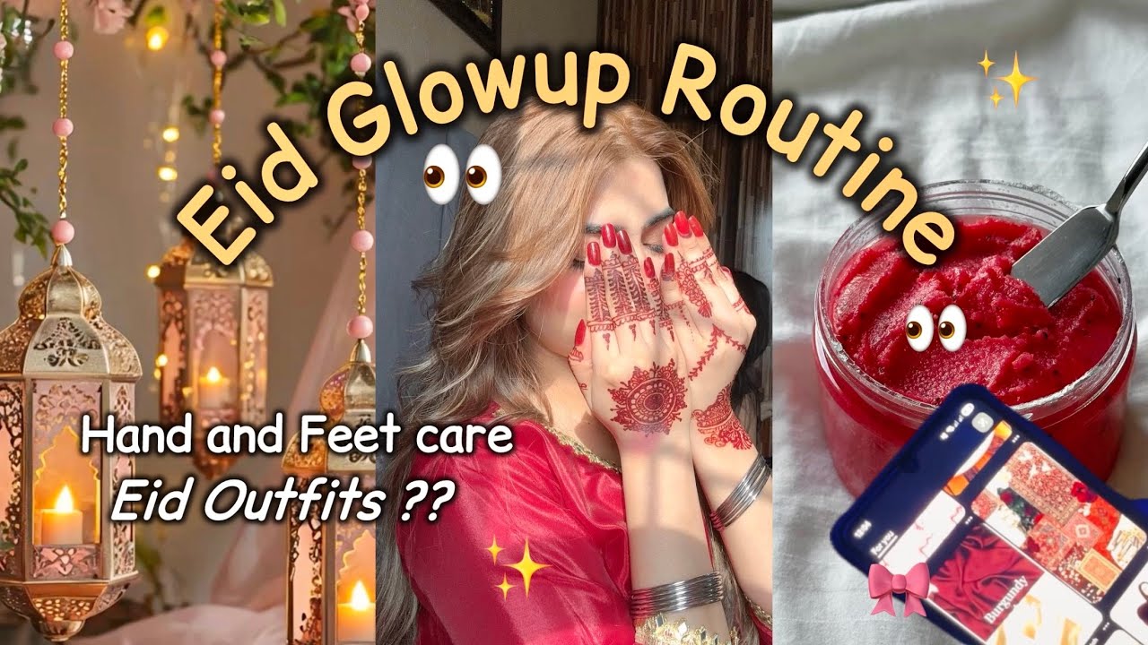 Eid Glowup Routine✨Hand And Feet Care At Home❤️#skincare #selfcare 