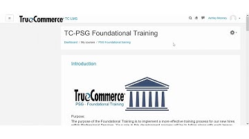 TrueCommerce Learning Management System