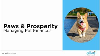 Managing Pet Finances