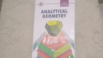 Analytical Geometry by Pn chatterjee for Upsc maths optional