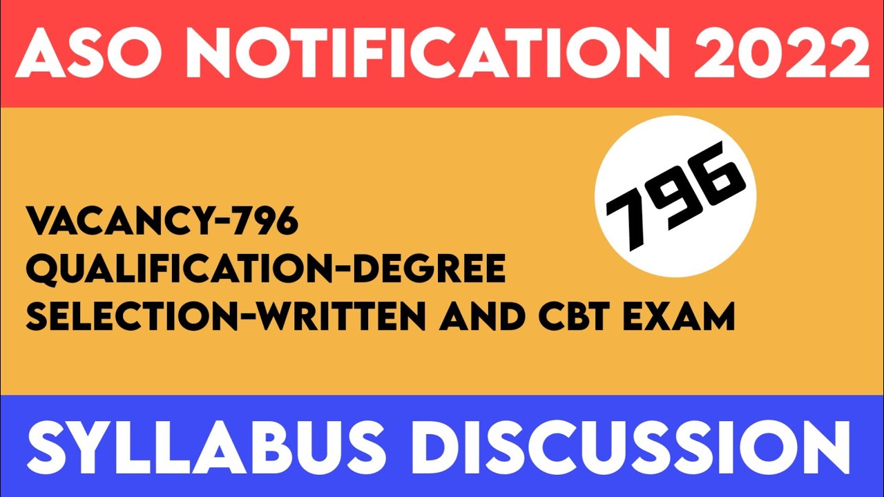 🔴OPSC ASO Notification 2022!!Full Notification Analysis