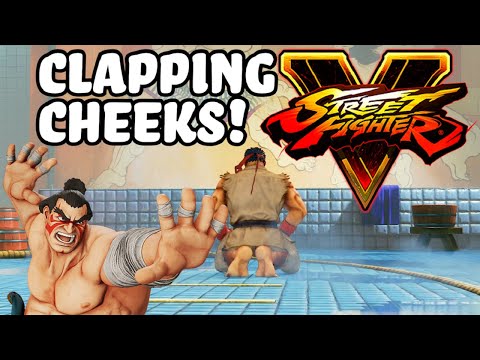 CLAPPING CHEEKS WITH E. HONDA - Street Fighter 5 Online Matches