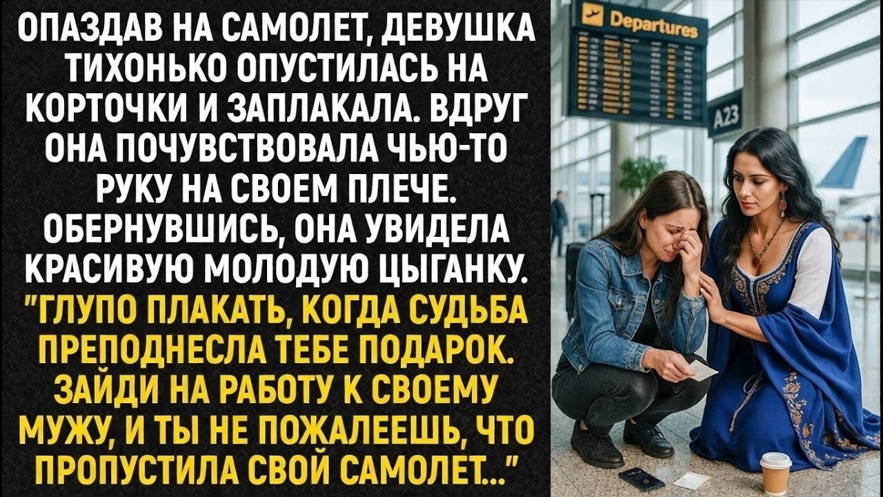 Опоздала на самолёт — и именно в этот момент судьба коснулась её плеча…