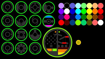 The Circle 15 Eliminations Marble Race in Algodoo