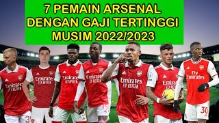 7 PEMAIN DENGAN GAJI TERTINGGI DI KLUB ARSENAL
