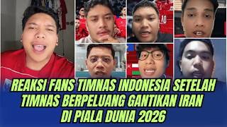 Reaksi Fans Timnas Indonesia Setelah Timnas Berpeluang Gantikan Iran Di Piala Dunia 2026