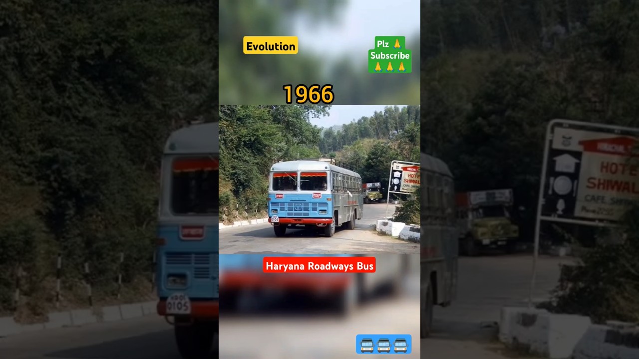 Evolution of Haryana Roadways Bus (1966-2025) 